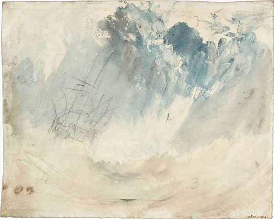 Turner Ship in a Storm